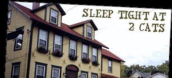 Exterior - 2 Cats Inn and Cafe in Bar Harbor, ME Coffee, Espresso & Tea House Restaurants