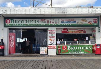 Exterior - 3 Brothers Pizza & Restaurant in Seaport Pier - Wildwood, NJ Pizza Restaurant