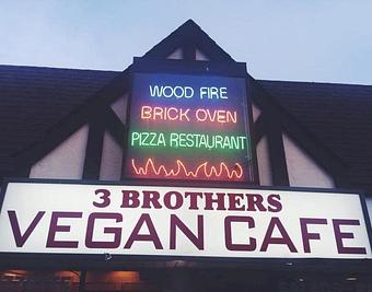 Exterior - 3 Brothers Vegan Cafe in Copiague, NY Vegan Restaurants