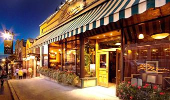 Exterior: 350 Main Building - 350 Main Brasserie in Historic Park City, Main Street - Park City, UT American Restaurants