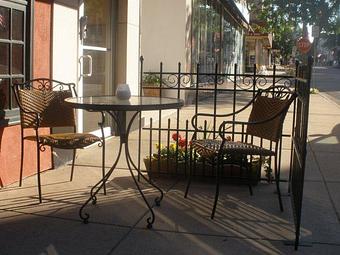 Exterior - 9 East Coffee in Freeport, IL Sandwich Shop Restaurants