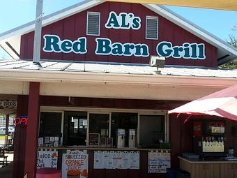 Exterior - Al's Red Barn Grill in Fort Pierce, FL American Restaurants