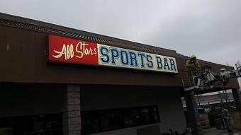 Exterior - All Stars Sports Bar in Redding, CA Bars & Grills