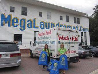 Exterior - American Mega Laundromat in Hyattsville, MD Laundry Self Service