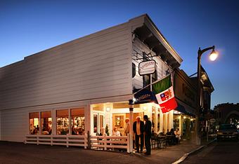 Exterior: Angelino Restaurant at Sunset - Angelino Restaurant in Sausalito, CA Italian Restaurants