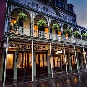 Exterior - Antoine's Restaurant in French Quarter - New Orleans, LA Cajun & Creole Restaurant