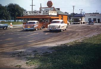Exterior: Photo by Ardy - 1957 - Ardy & Ed's Drive In in Oshkosh, WI Hamburger Restaurants
