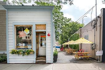 Exterior - Atlas Chicken Shack in Geneva, IL American Restaurants