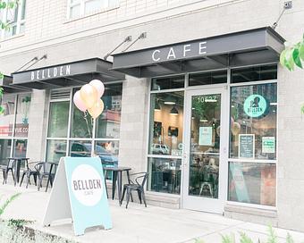 Exterior - Bellden Cafe in Bellevue, WA Coffee, Espresso & Tea House Restaurants