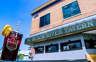 Exterior - Black River Tavern in Downtown South Haven overlooking the Harbor and the Lighthouse - South Haven, MI American Restaurants