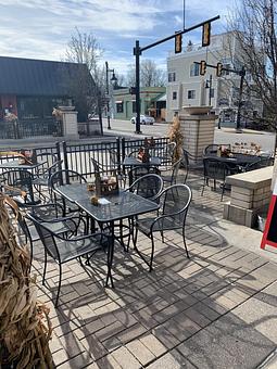 Exterior - Black River Tavern in Downtown South Haven overlooking the Harbor and the Lighthouse - South Haven, MI American Restaurants