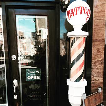 Exterior - Boston Barber & Tattoo in Boston, MA Tattooing