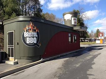 Exterior - Bristol BBQ in Bristol, TN Barbecue Restaurants