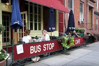 Exterior - Bus Stop Cafe in West Village - New York, NY Cafe Restaurants