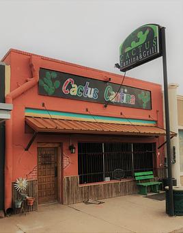 Exterior - Cactus Cantina in Downtown - Van Horn, TX Bars & Grills