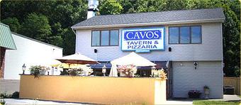 Exterior - Cavos Tavern and Pizzaria in Newington, CT Pizza Restaurant