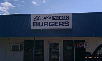 Exterior - Christi's Hamburgers in Waco, TX Hamburger Restaurants