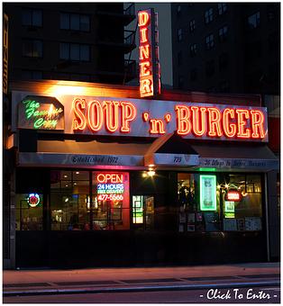 Exterior - Cozy Soup & Burger in NoHo, Greenwich Village - New York, NY Hamburger Restaurants