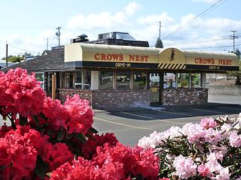 Exterior - Crows Nest Drive-In in Montesano, WA American Restaurants