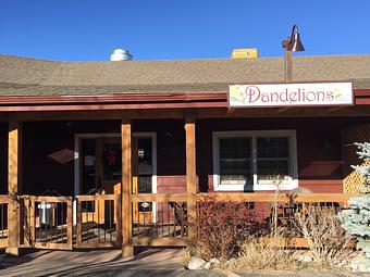 Exterior - Dandelions Cafe in Evergreen, CO Sandwich Shop Restaurants