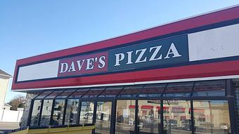 Exterior - Dave's Pizza in Fall River, MA Pizza Restaurant