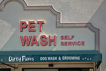 Exterior - Dirty Paws Pet Wash in San Diego, CA Pet Boarding & Grooming