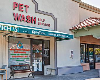 Exterior - Dirty Paws Pet Wash in San Diego, CA Pet Boarding & Grooming