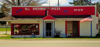 Exterior - Don's All American Pizza in Lake City, MI Pizza Restaurant