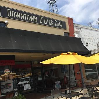 Exterior - Downtown D'Lites Cafe in Kilgore, TX Coffee, Espresso & Tea House Restaurants
