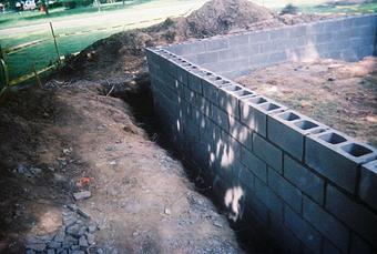 Exterior: finished foundation for house addition - Eddie's Masonry in Port Byron, NY Masonry & Bricklaying Contractors
