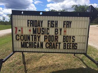 Exterior - El-Bo Inn in Entrance to Canad Creek Ranch - Atlanta, MI American Restaurants