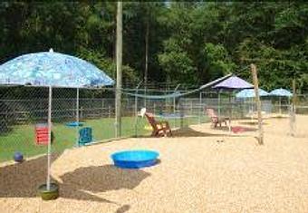 Exterior: We have the largest play yards in Fayetteville - Fayetteville Pet Resort in Fayetteville, NC Pet Boarding & Grooming