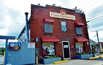 Exterior - Finn's Harborside in East Greenwich, RI American Restaurants