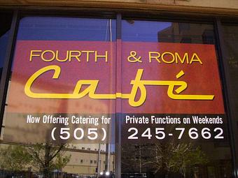 Exterior - Fourth & Roma Cafe in Albuquerque, NM Italian Restaurants