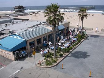 Exterior: Location, location, location - Good Stuff in Hermosa Beach, CA American Restaurants