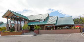 Exterior: Greenside Exterior - Greenside Cafe in Cedar Crest, NM American Restaurants