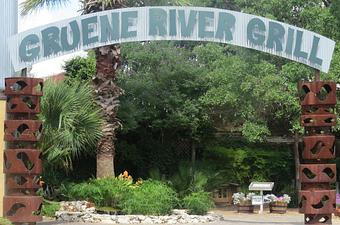 Exterior - Gruene River Grill in New Braunfels, TX Hamburger Restaurants