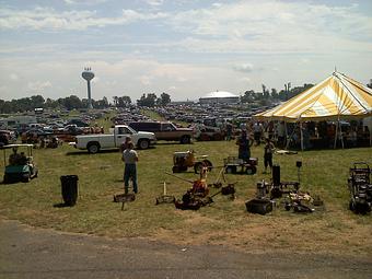 Exterior: Auctions held onsite under the big tent - Hash Auctions in Berryville, VA Auctioneers