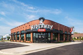 Exterior - Hideaway Pizza in North Little Rock, AR Dessert Restaurants