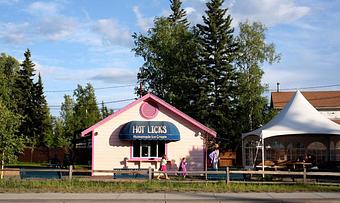 Exterior - Hot Licks Homemade Ice Cream in Fairbanks, AK Dessert Restaurants