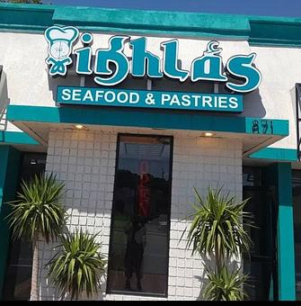 Exterior - Ikhlas Seafoods and Pastries in East Point, GA Seafood Restaurants