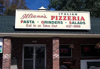Exterior - Illiano's Real Italian Pizzeria in Waterford, CT Pizza Restaurant