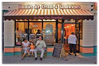 Exterior - Jimmies Ice Cream Cafe in Roslindale Village - Roslindale, MA Dessert Restaurants