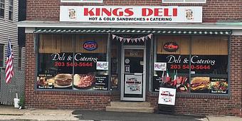 Exterior - Kings Deli in Fairfield, CT Delicatessen Restaurants