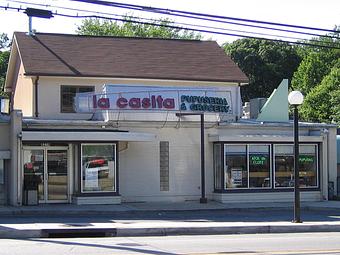 Exterior - La Casita Pupuseria & Market in Silver Spring, MD Latin American Restaurants