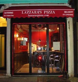 Exterior - Lazzaras Pizza in New York, NY Pizza Restaurant