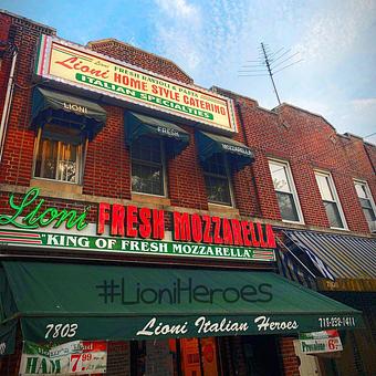 Exterior - Lioni Italian Heroes in Brooklyn, NY Delicatessen Restaurants