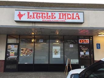 Exterior - Little India Restaurant in Yuba City, CA Bars & Grills