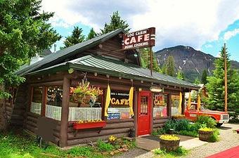 Exterior - Log Cabin Cafe & B & B in Silver Gate, MT American Restaurants