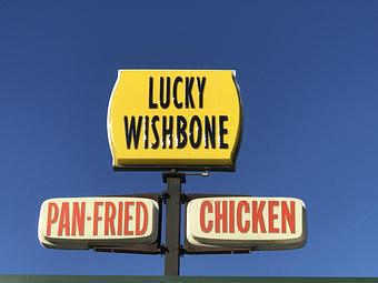 Exterior - Lucky Wishbone in Anchorage, AK American Restaurants
